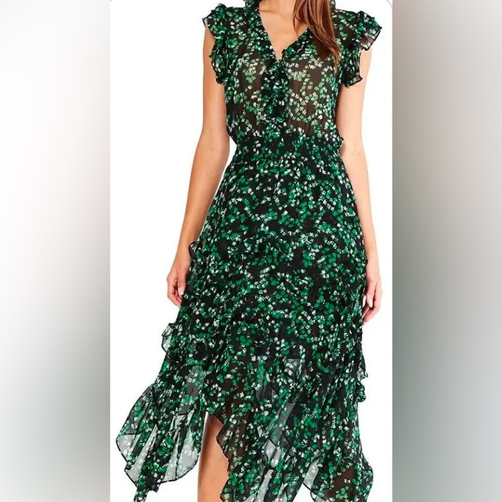 MISA Los Angeles floral maxi dress